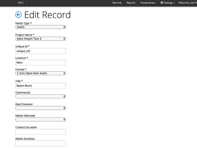 EditRecord